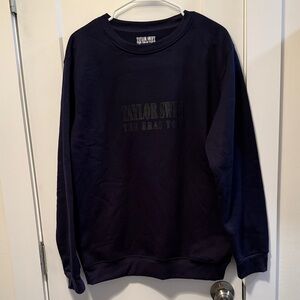 Taylor Swift Women's Midnight Blue ERAS Tour Sweatshirt size XL